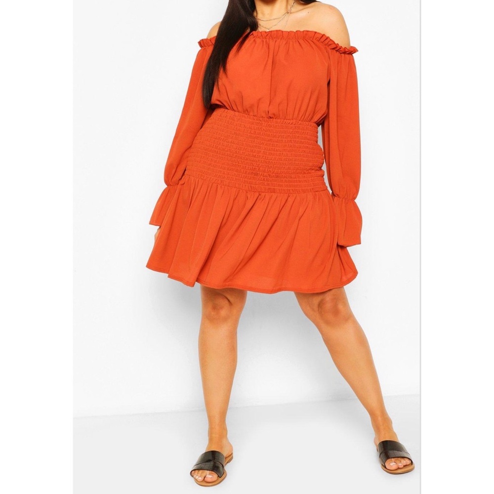 Off The Shoulder Shired Sun Dress